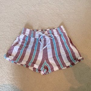Nordstrom BP Linen Striped Shorts